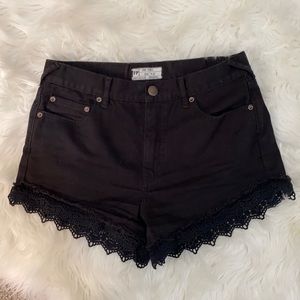 Free People crochet shorts